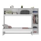 Cama De Solteiro Com Guarda Roupa Dublin Multimóveis Mp4031 B