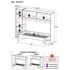 Cama De Solteiro Com Guarda Roupa Dublin Multimóveis Mp4031 B