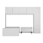 Cama De Solteiro Com Guarda Roupa E Mesa De Cabeceira Retrô D