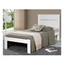 Cama De Solteiro Dallas Ii Branco - Tebarrot Móveis