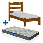 Cama De Solteiro De Madeira Imbuia Esmeralda Nemargi Com Colc