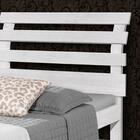 Cama De Solteiro De Madeira Maciça Branca