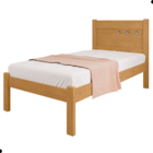 Cama De Solteiro Flex Bilac Naturalle Off White