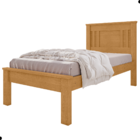 Cama De Solteiro Flex Com Colchão Macaé Naturalle Off White