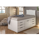 Cama De Solteiro Florença 7 Gavetas Em Mdp E Mdf Conquista Mó