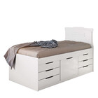 Cama De Solteiro Florença 7 Gavetas Em Mdp E Mdf Conquista Mó