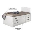 Cama De Solteiro Florença 7 Gavetas Em Mdp E Mdf Conquista Mó