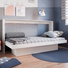 Cama De Solteiro Horizontal Articulável Com Escrivaninha De E