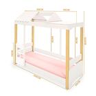 Cama De Solteiro Infantil Branca Com Led Jade Divaloto Com Co