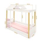 Cama De Solteiro Infantil Rose Com Led E Colchão Jade Divaloto