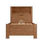 Cama De Solteiro Invicta Com 2 Gavetas Jatoba