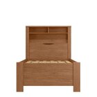 Cama De Solteiro Invicta Com 2 Gavetas Jatoba