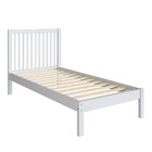 Cama De Solteiro Lucy De Madeira Maciça Com Lastro