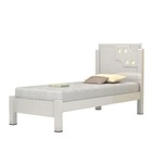 Cama De Solteiro Luiza 0.90 Branco - Vitamov