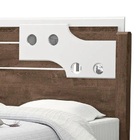 Cama De Solteiro Luiza 0.90 Castanho/off White – Vitamov