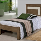 Cama De Solteiro Luther Castanho Com Colchão