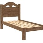 Cama De Solteiro Madeira 6 Travessas 6 Ripas Melissa 100%mdf