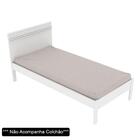 Cama De Solteiro Madeira Cm8010 Branco