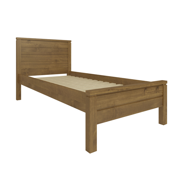Cama de Solteiro Madma Madeira Garapa Artemobili