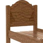 Cama De Solteiro Master Castanho Camas Fenix