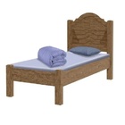 Cama De Solteiro Master Castanho Camas Fenix