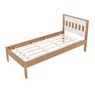 Cama De Solteiro Mdp Cm8006 Amendoa/branco G69 - Gran Belo
