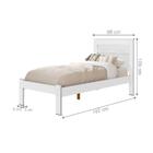 Cama De Solteiro Muller Branca