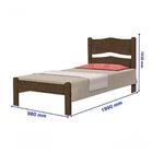 Cama De Solteiro Padrao Estrado E Pes Reforçado Astra Ipe