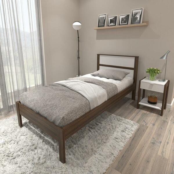 Cama De Solteiro Para Colchão 88 X 188 Cm Multimóveis Cr35008