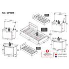 Cama De Solteiro Para Colchão 88x188cm Com 2 Baús Organizador