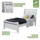 Cama De Solteiro Reali Branca