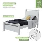 Cama De Solteiro Reali Branca