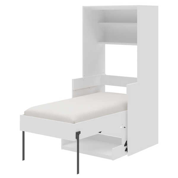 Cama De Solteiro Retrátil Vertical Com Mesa Escrivaninha Form