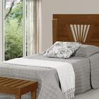 Cama De Solteiro Ripada Atlanta Imbuia Com Colchão