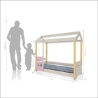 Cama De Solteiro Roberta Branco/rose Com Led