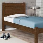 Cama De Solteiro Simples Reforçada Em Mdf Paola Ii Malbec Fra