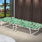 Cama Dobrável Camping Acampamento Portátil Com Colchão