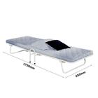 Cama Dobrável Camping Com Colchonete Branco Vitamov