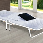 Cama Dobrável Camping Com Colchonete Branco - Vitamov