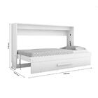 Cama Dobrável De Parede Solteiro Dobra Framar