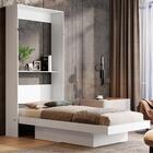 Cama Dobrável Solteiro Xangai Branco