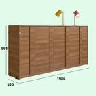 Cama Dupla Articulável Horizontal Solteiro 90 Phoenix Nogal -