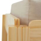 Cama Dupla Solteiro Menor Compacta Praia Madeira Maciça Com E