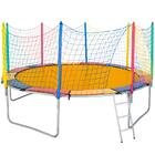 Cama Elástica 3,66m Chicoplay Lona Amarela Nacional Com Emenda