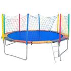 Cama Elástica 3,66m Chicoplay Lona Azul Nacional Com Emenda