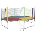 Cama Elástica 4,40m 4 Pés Chicoplay Lona Colorida