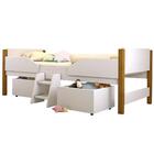 Cama Elevada Bella Com Nichos Para Brinquedos