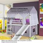 Cama Escorregador Tenda Castelo Lilás Mosquiteiro Casatema