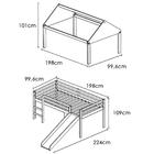 Cama Escorregador Tenda Castelo Lilás Mosquiteiro Casatema