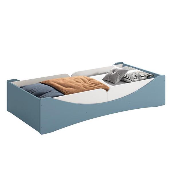 Cama Evolutiva Luna, 2 Kits Proteção Lateral Lisa E Colchão D